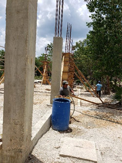 Yucatan Peninsula Mission construction project.