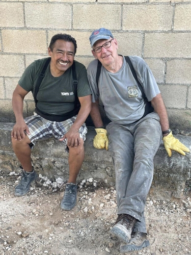 Picture of Wilian and Jim on 2023 NPC Mission Trip